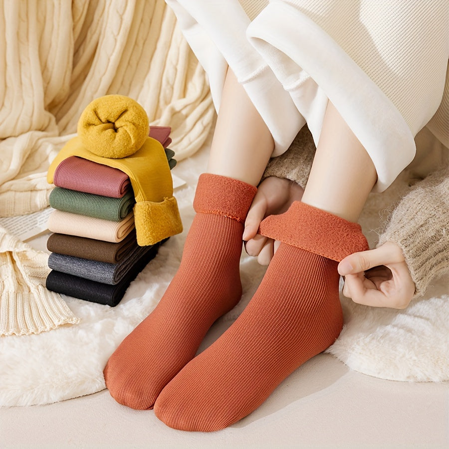 HAERIN 4 Pairs Winter Warm Socks