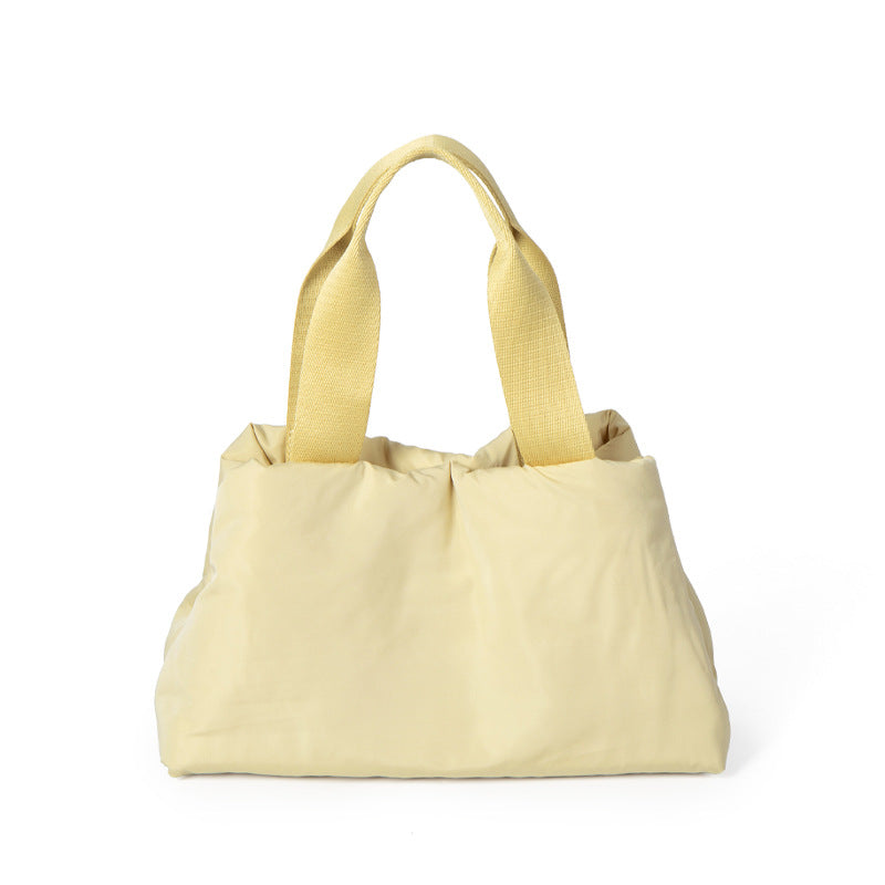 JISOO Versatility Minimal Nylon Handbag
