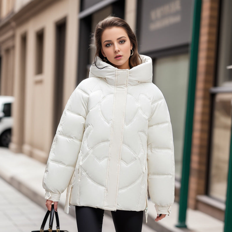 LIZ Kpop Style Versatile Cotton -Down Puffer Jacket