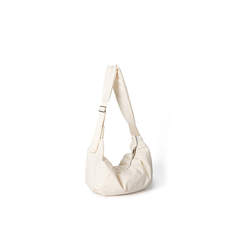 LISA Large Capacity Nylon Fabric Crossbody Shoulder Dumpling Bag