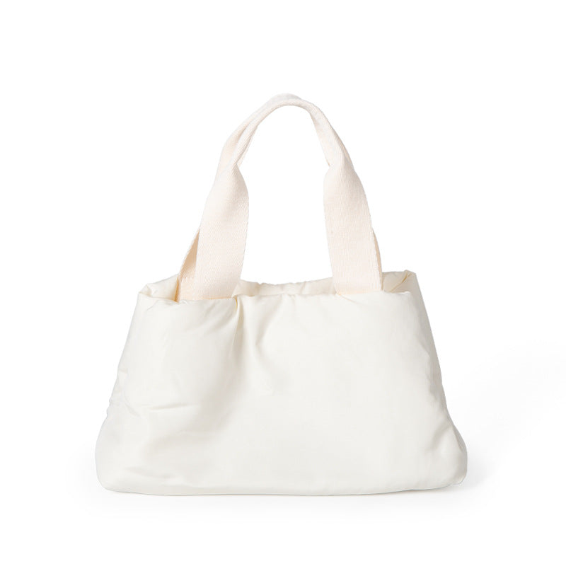 JISOO Versatility Minimal Nylon Handbag