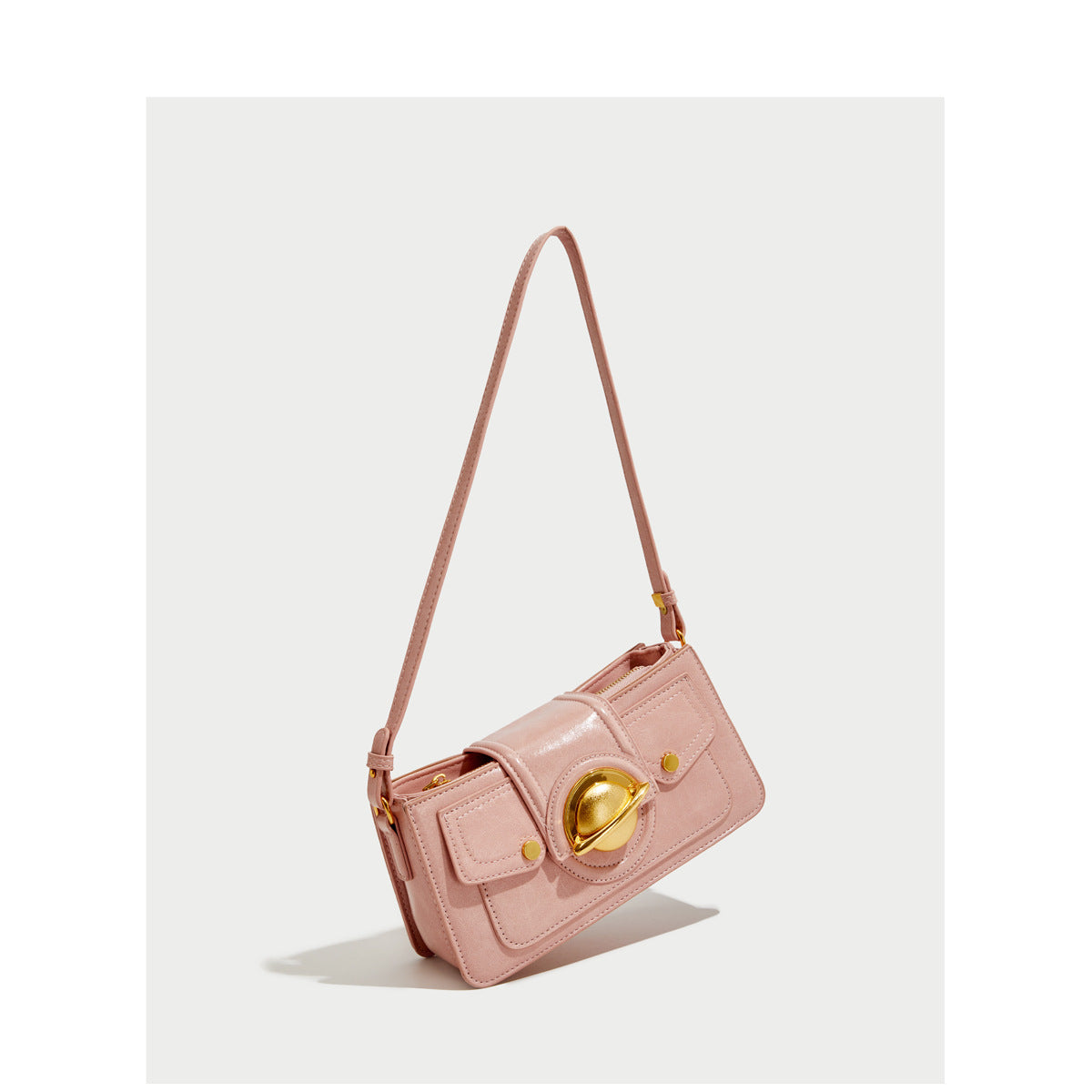 YERI Y2K Style Pluto Baguette Shoulder Bag